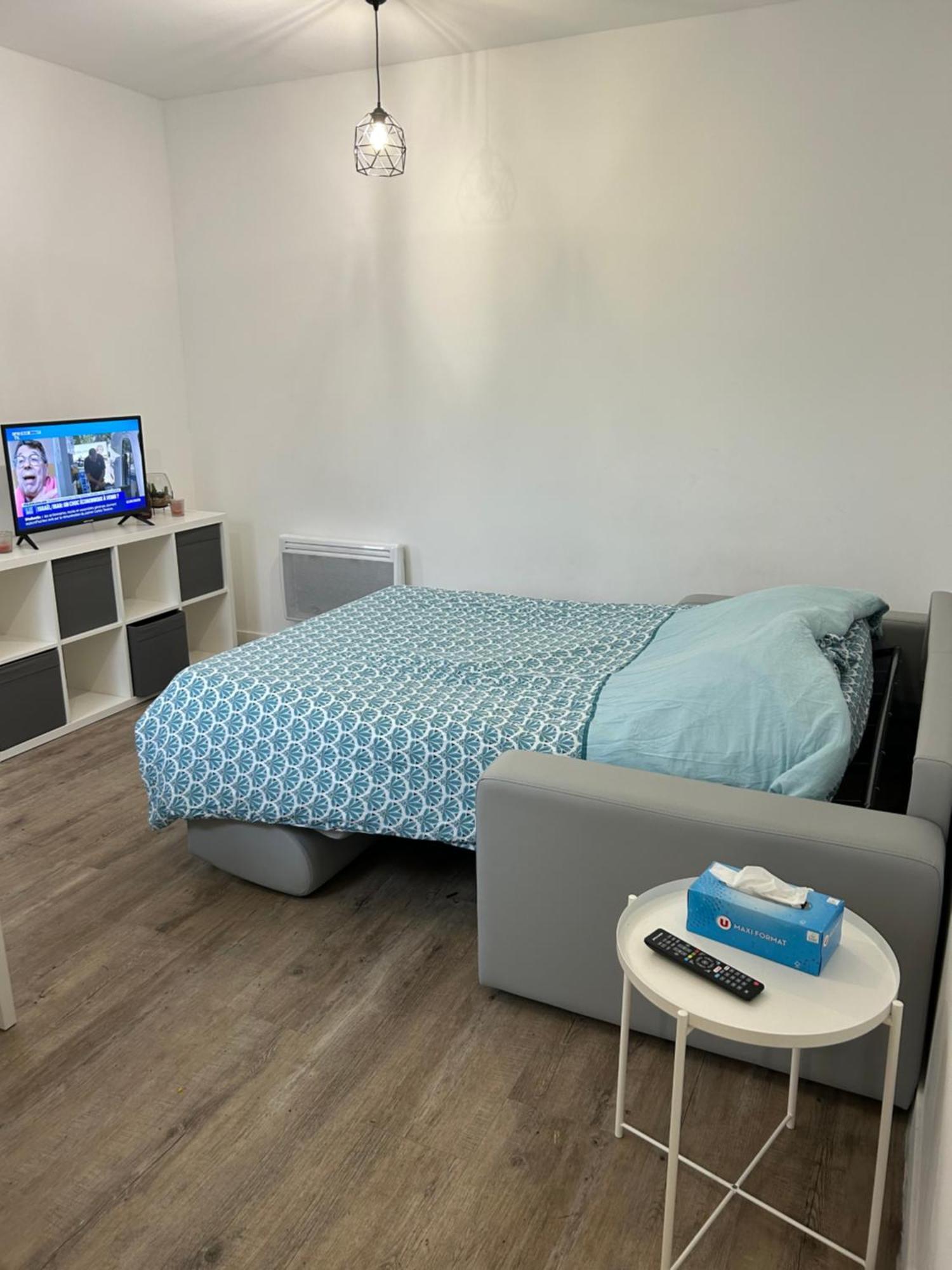 Superbe Studio Meuble Avec Parking Мобёж Экстерьер фото